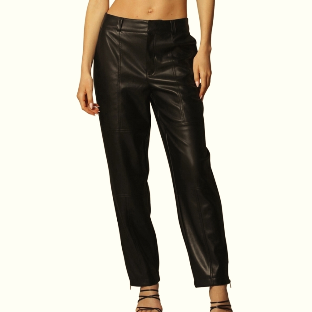 NWT Avec Les Filles Faux-Ever Leather Pants